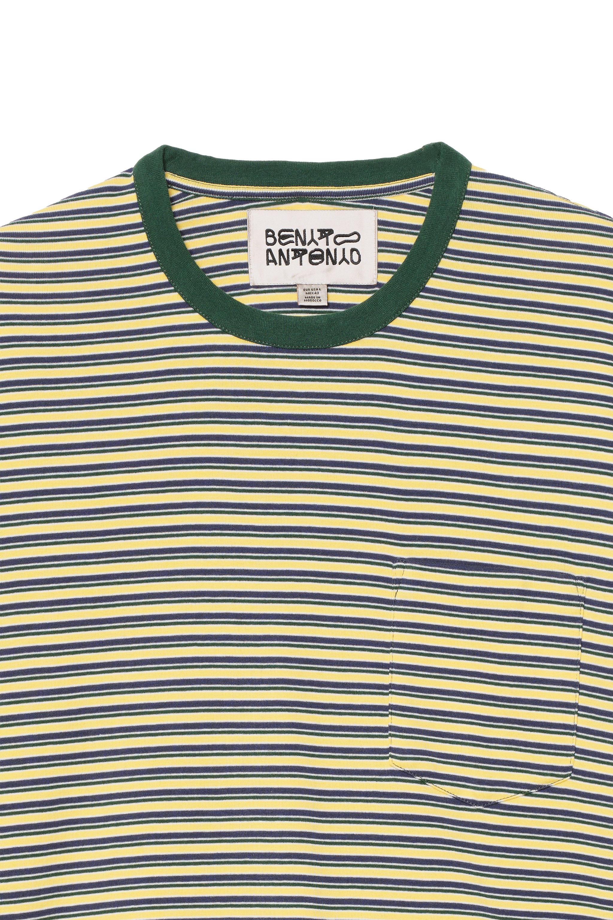 CROPPED STRIPED T-SHIRT