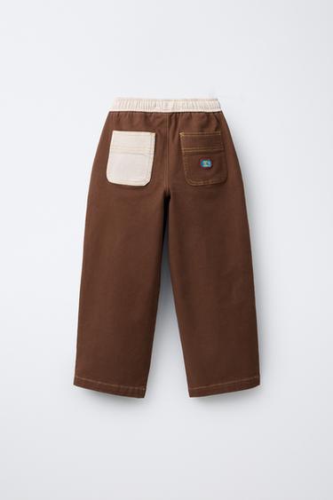 PANTALON BALLON - Écru de Zara - Image 1