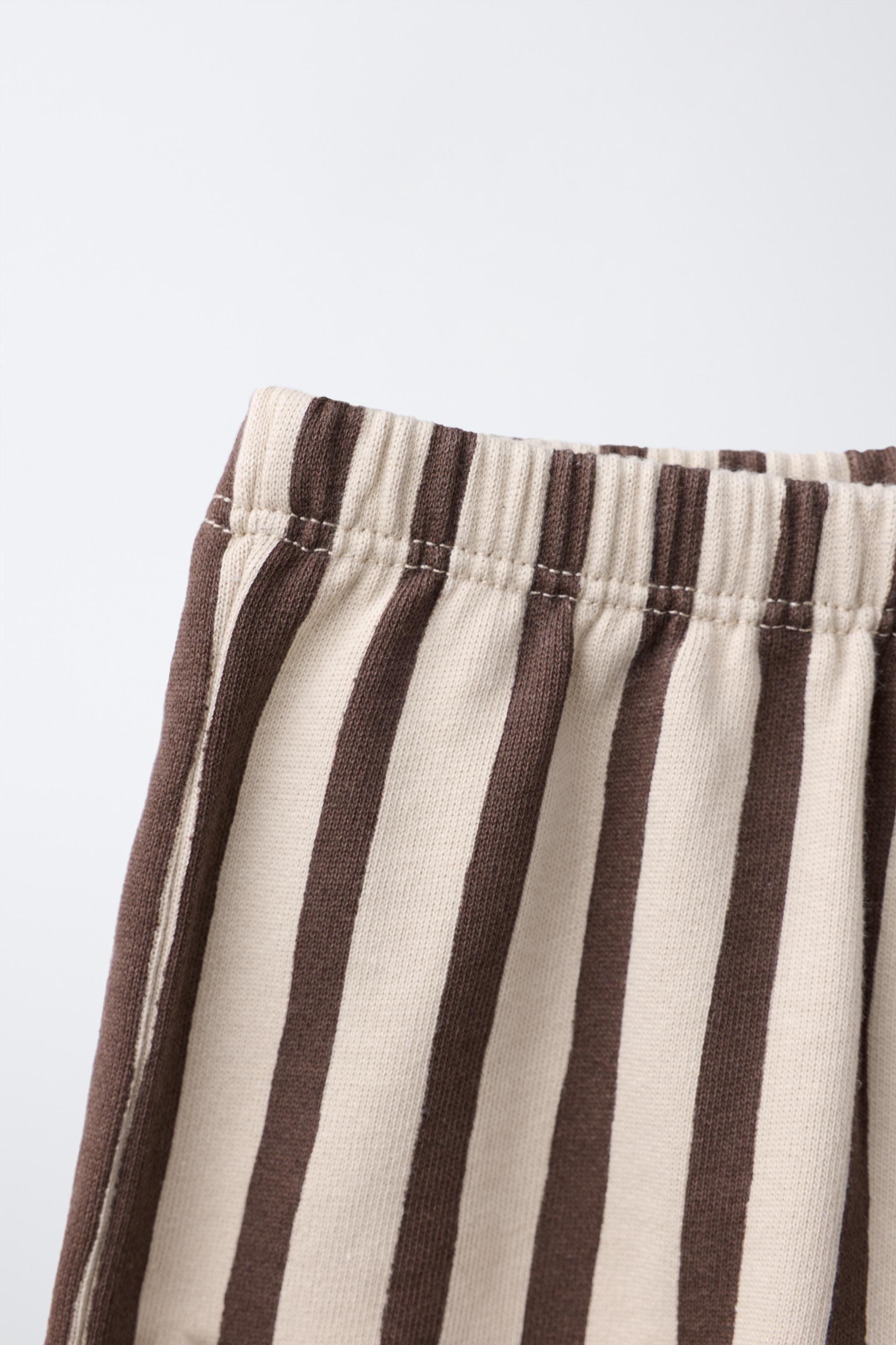 STRIPED PRINT PANTS