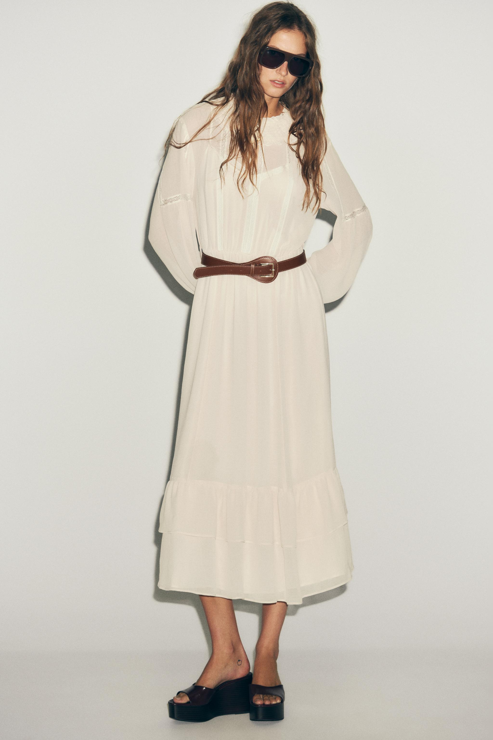 コットンドレスワンピース – レディース | ZARA 日本