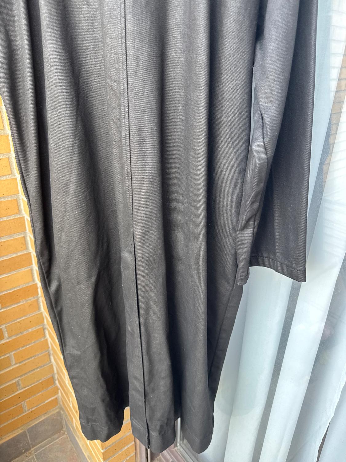 TRF OVERSIZE DENIM COATED TRENCH COAT - Image 10