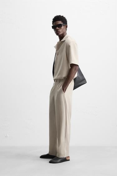 PANTALON STRAIGHT FIT - Vison de Zara - Image 3