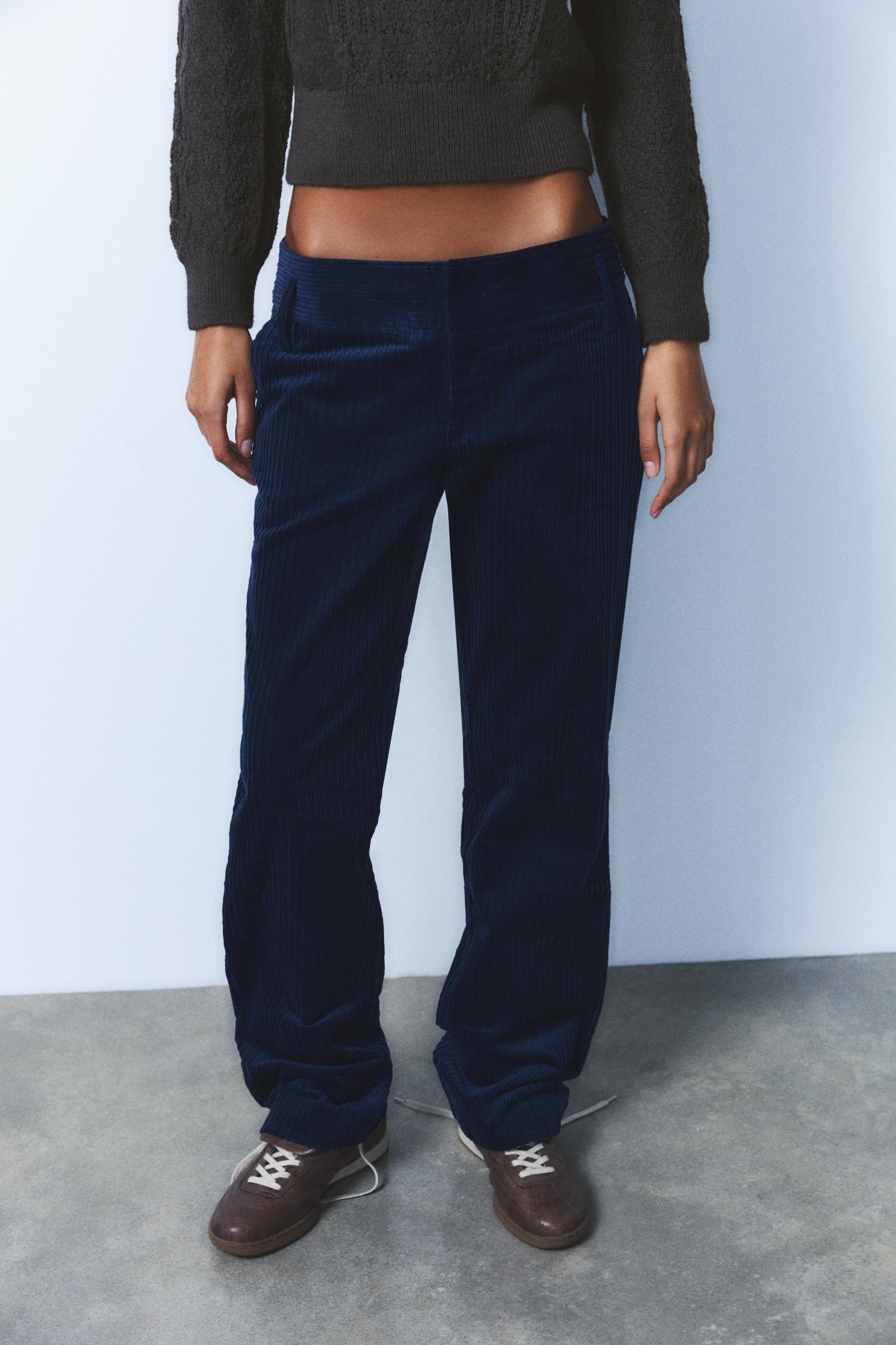 STRAIGHT LEG CORDUROY PANTS