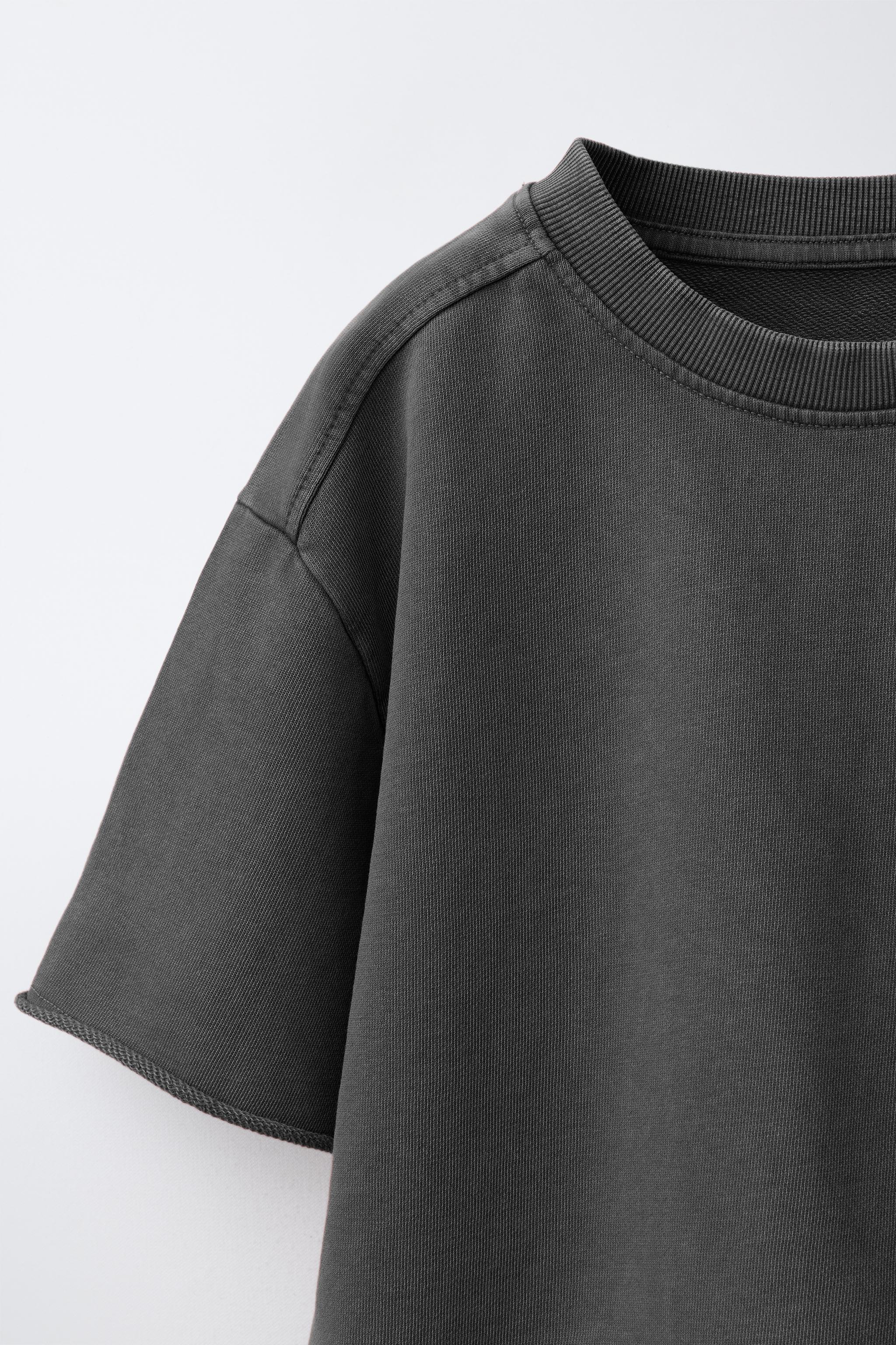 T-SHIRT JOGGING EFFET DÉLAVÉ