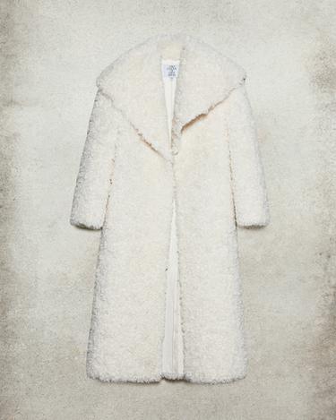 LUDOVIC DE SAINT SERNIN x ZARA ボアコートエクリュZaraのLUDOVIC DE SAINT SERNIN x ZARA ボアコート - エクリュ 