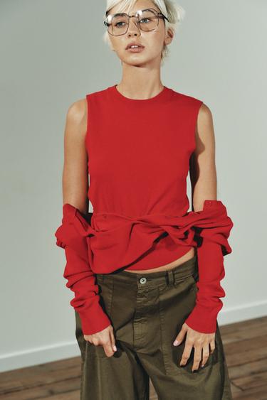 BALLOON CARGO TROUSERS - Khaki by Zara - Image 2