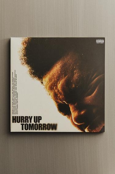VINYLE THE WEEKND : HURRY UP TOMORROW - Marron de Zara - Image 4