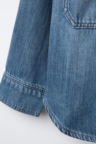 SURCHEMISE EN JEAN - Bleu de Zara - Image 3