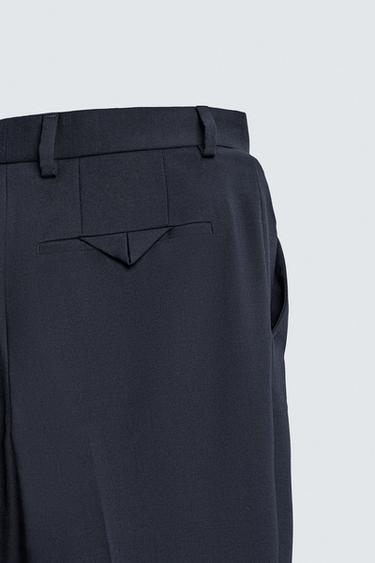 PANTALON COUPE ÉVASÉE HARRY LAMBERT FOR ZARA X DISNEY - Bleu marine de Zara - Image 8