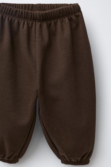 EMBROIDERED BEAR SWEATSHIRT AND JOGGERS SET - Dark brown by Zara - Image 5