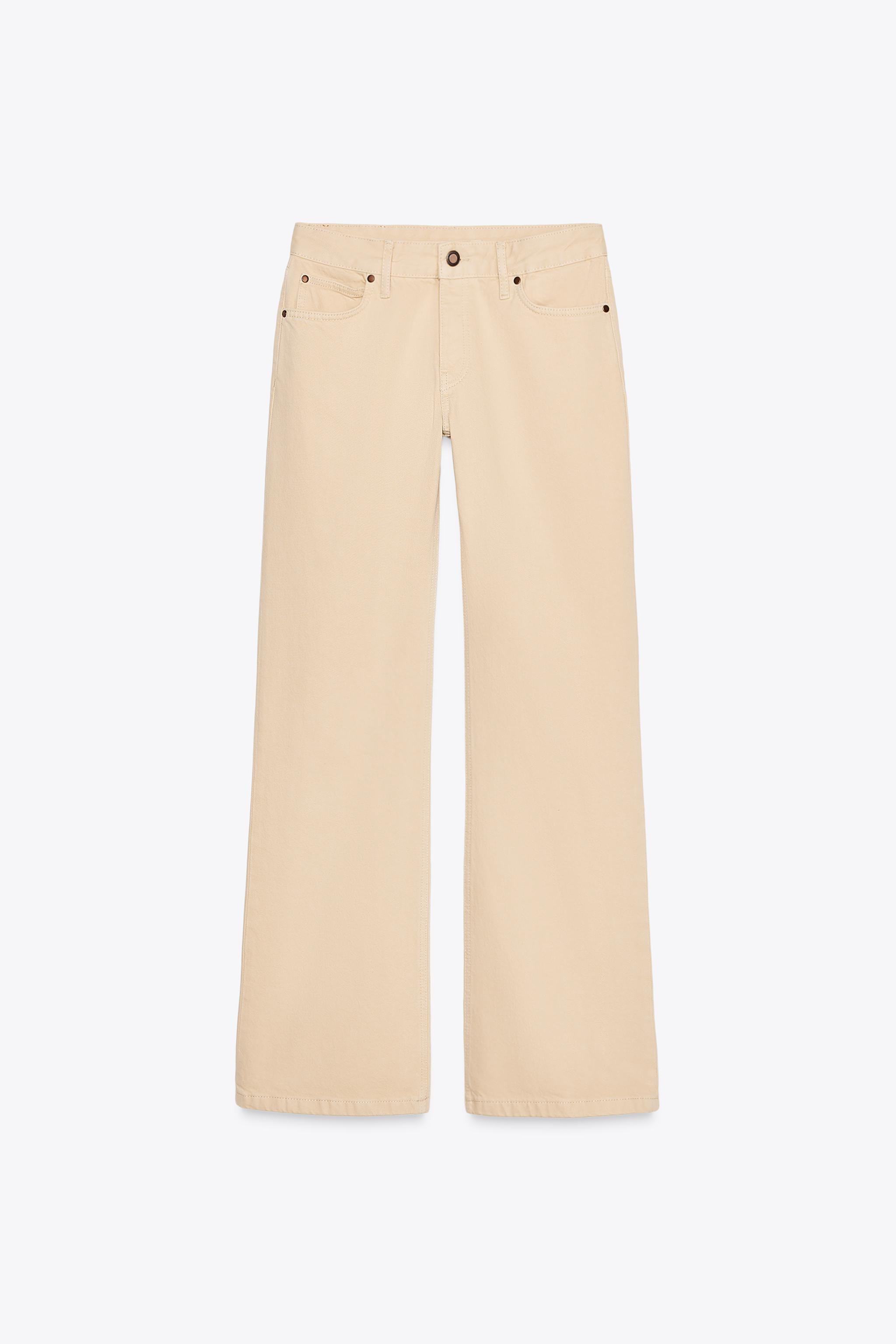 ZW COLLECTION LOW-RISE BOOTCUT FULL-LENGTH JEANS - Mid-blue