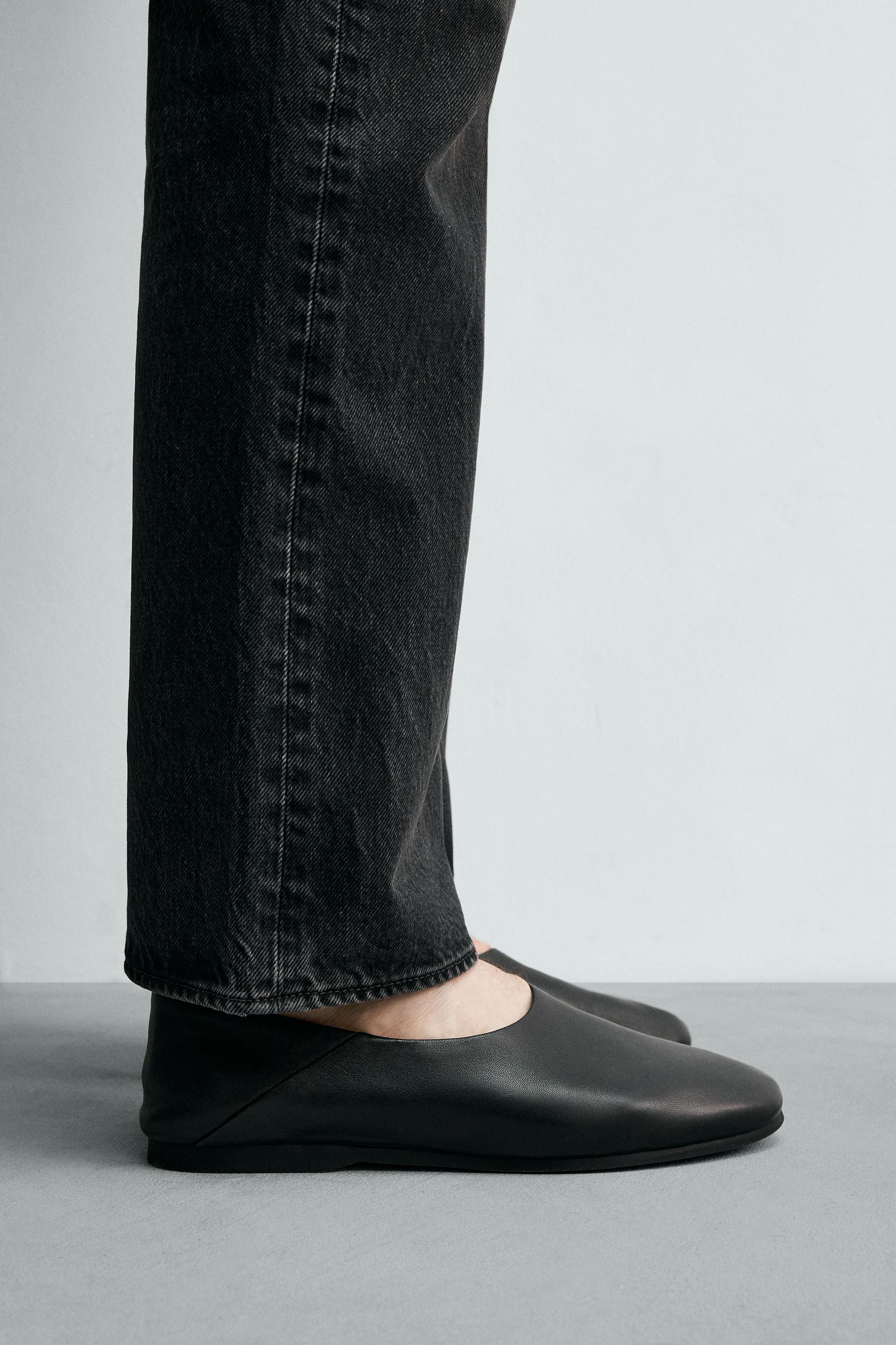 MOCASSINS EN CUIR SEMELLE VIBRAM® AARON LEVINE X ZARA