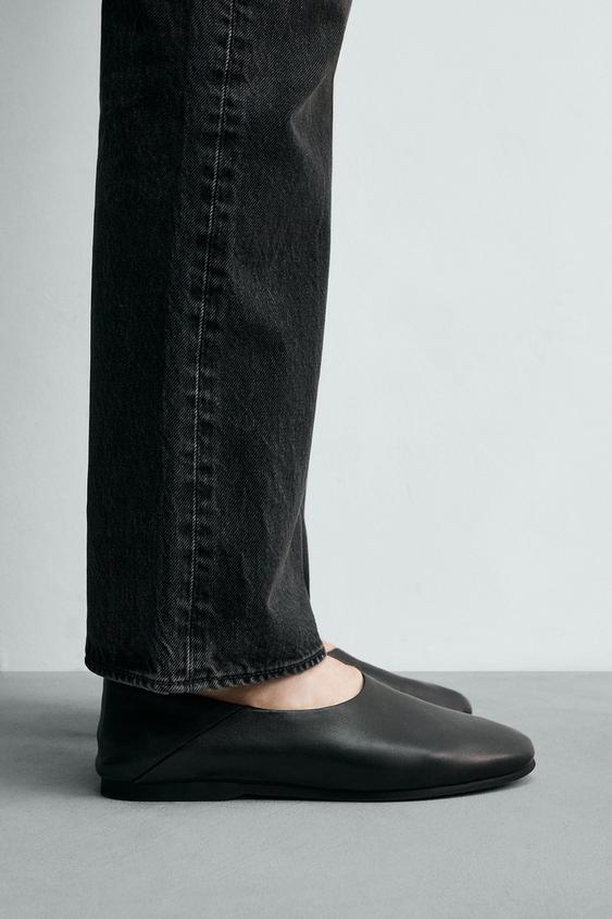 AARON LEVINE X ZARA VIBRAM® SOLE LEATHER LOAFERS from Zara - $169