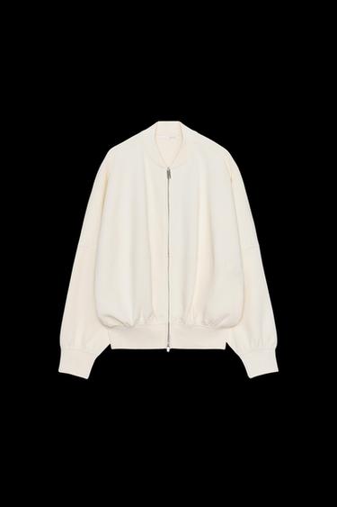INTERLOCK-BOMBERJACKE - Cremefarben von Zara - Bild 0