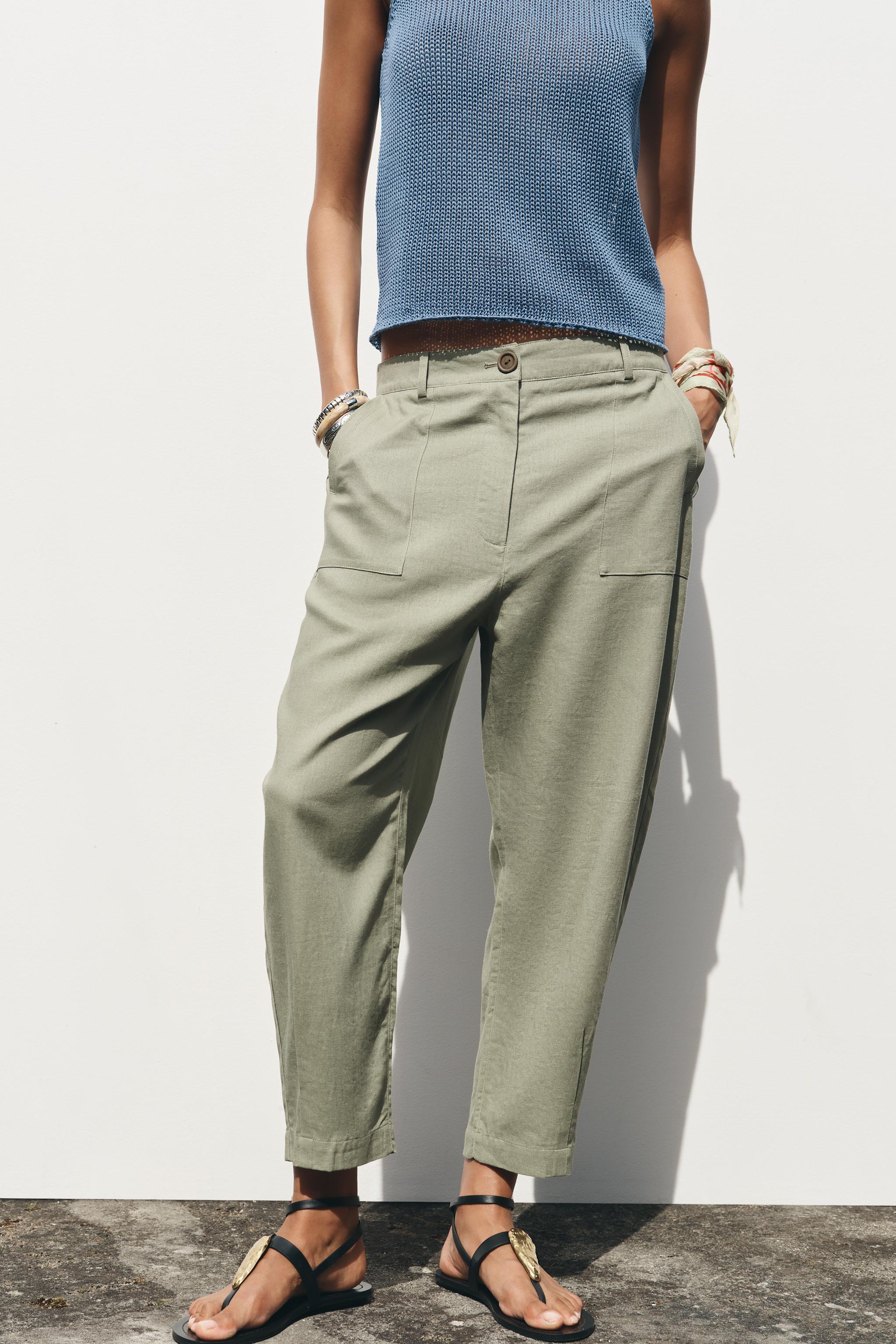 PANTALON DE JOGGING AVEC LIN