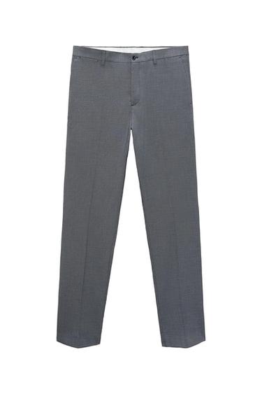 BIRD’S-EYE SUIT TROUSERS