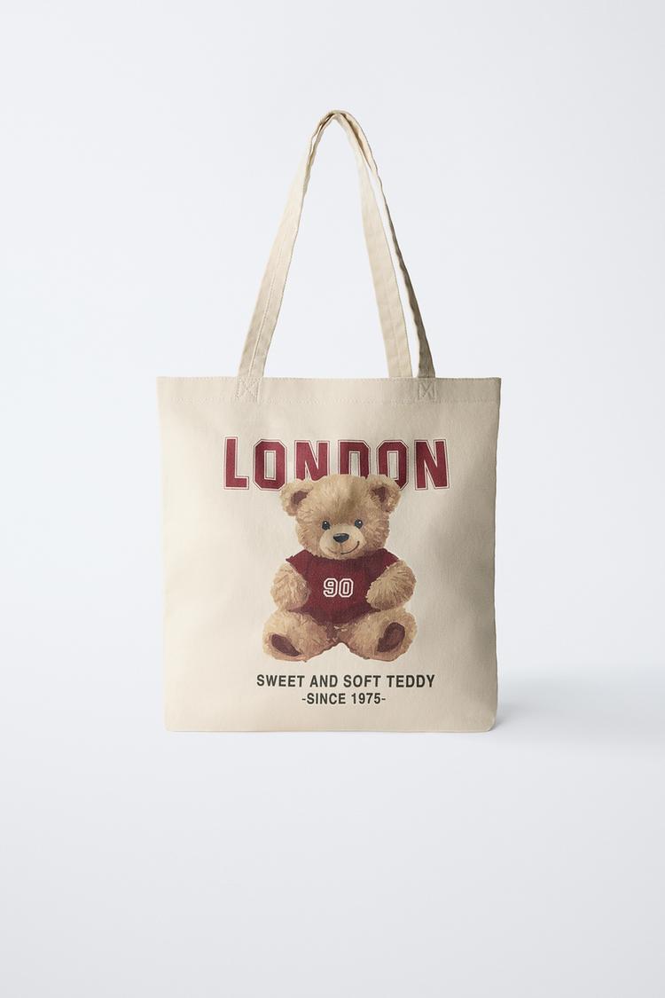 Tote Bag Teddy Tasche Zara Winter Woolen Faux Fur Teddy Curl Plush