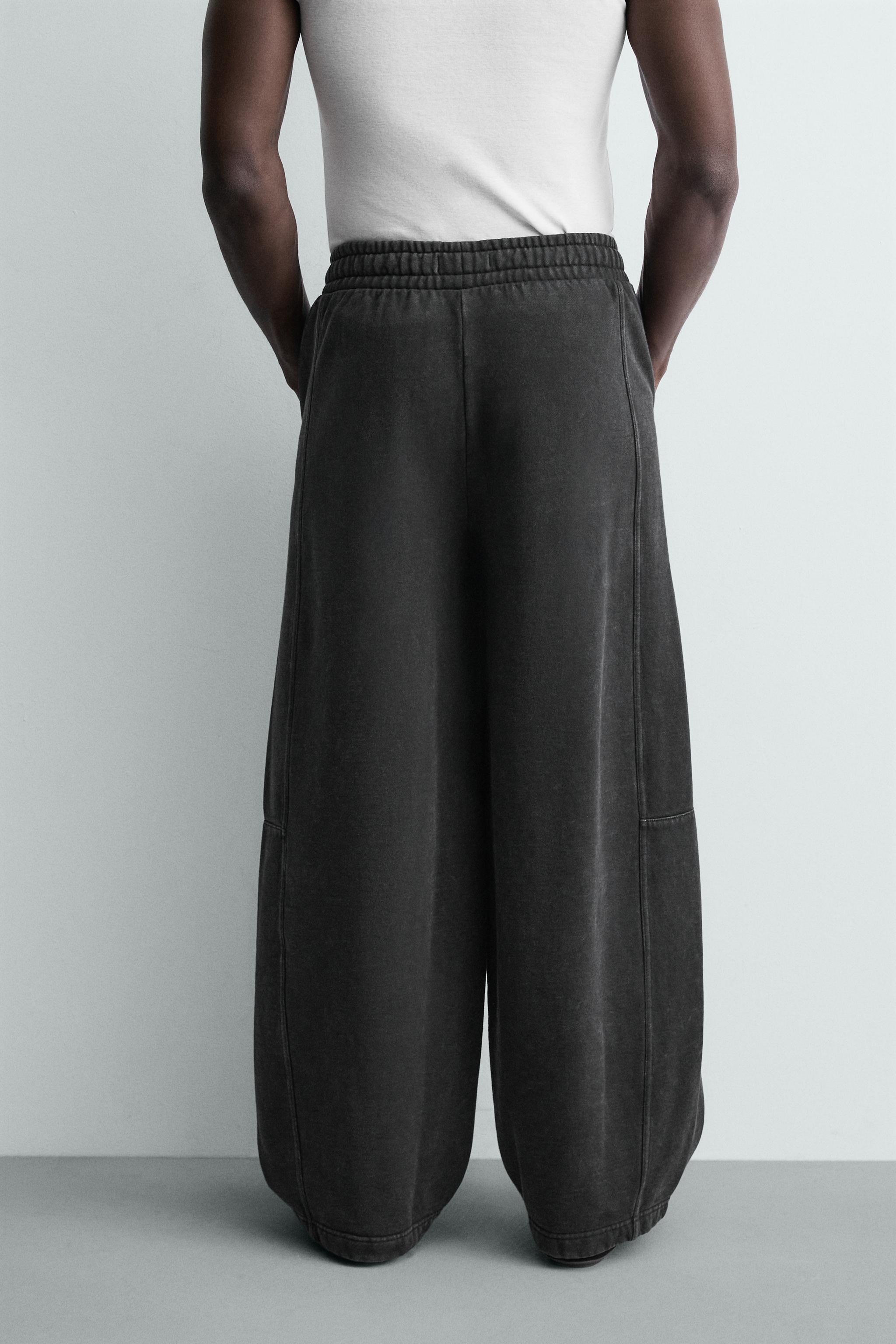 PANTALON JOGGER COUPE BALLON DÉLAVÉ