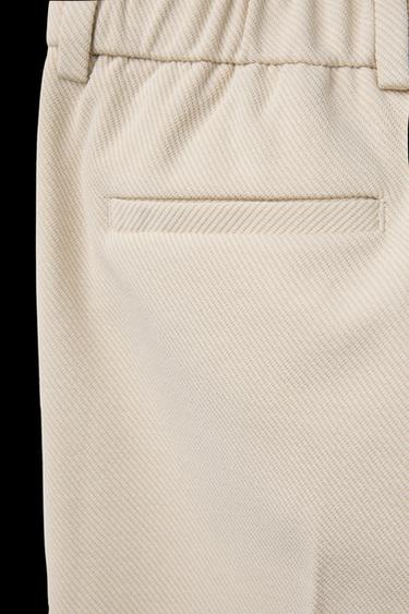 COMFORT SUIT TROUSERS - Beige by Zara