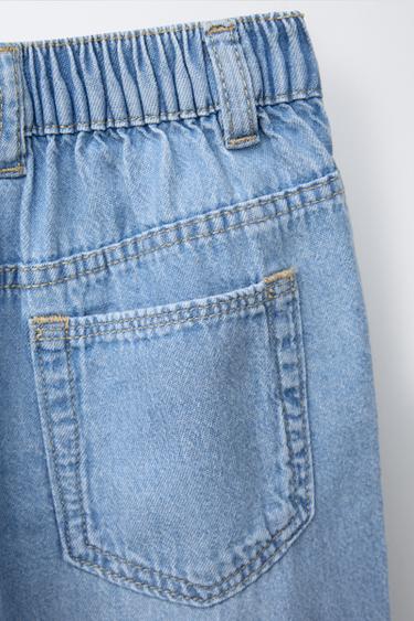 LOOSE-FITTING RELAXED FIT DENIM - Light blue by Zara - Image 3