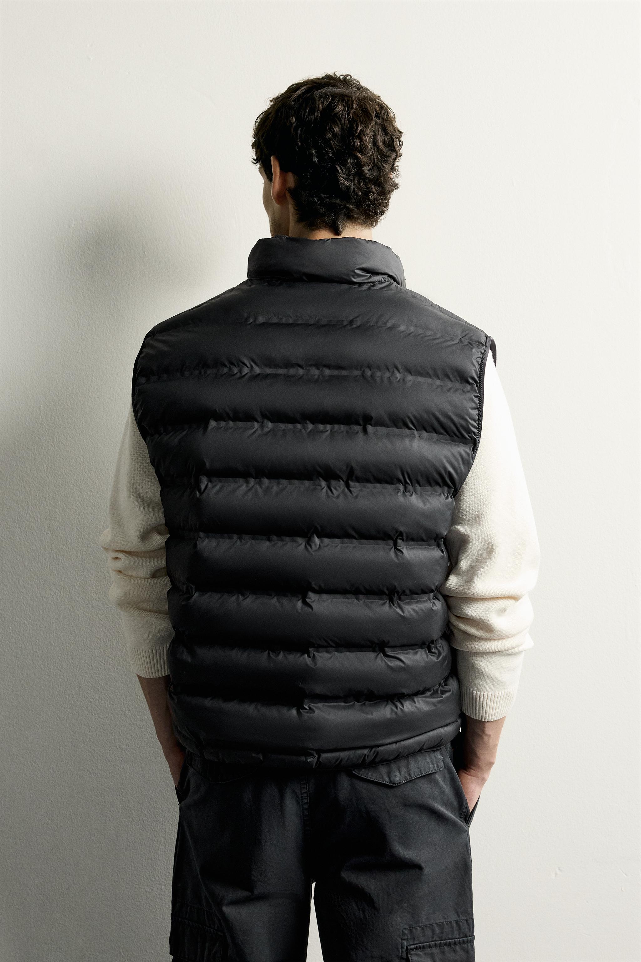 Мужские жилеты Zara LIGHTWEIGHT WATER REPELLENT PUFFER VEST — фото 3