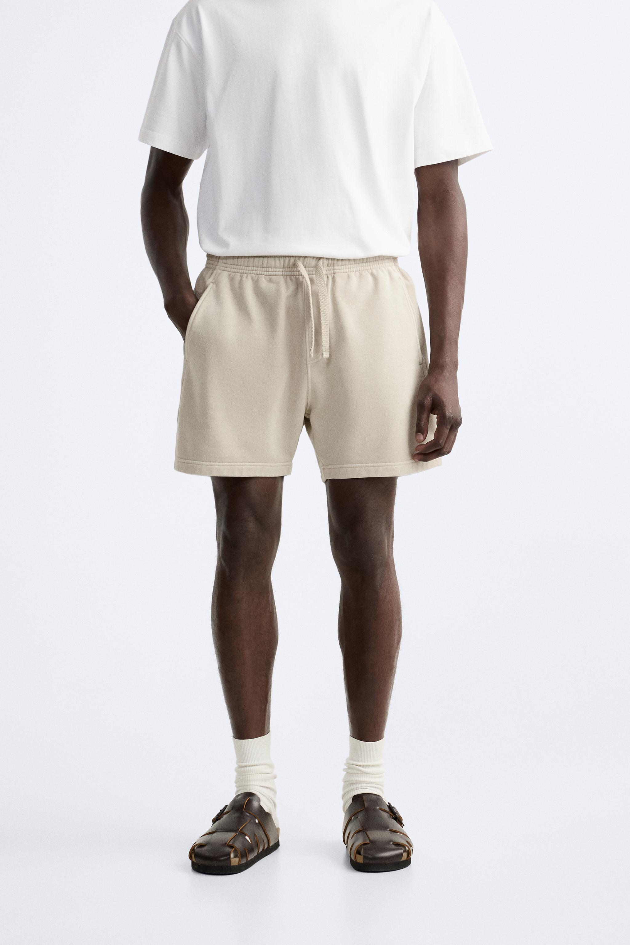 Zara jogger shorts sale