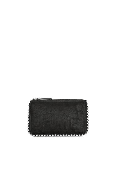 STUDDED BLACK CROSSBODY BAG