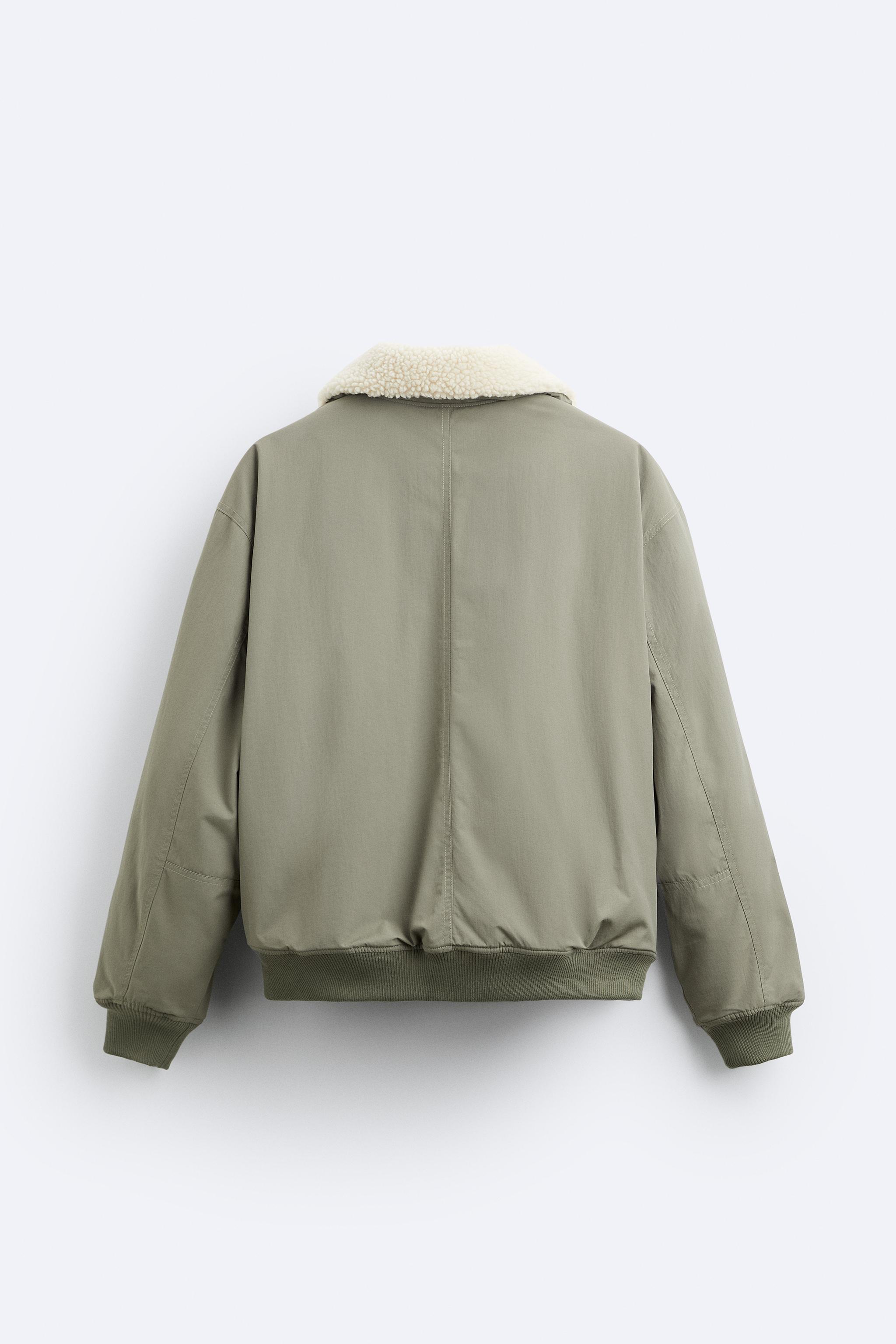 Zara wrap store collar jacket