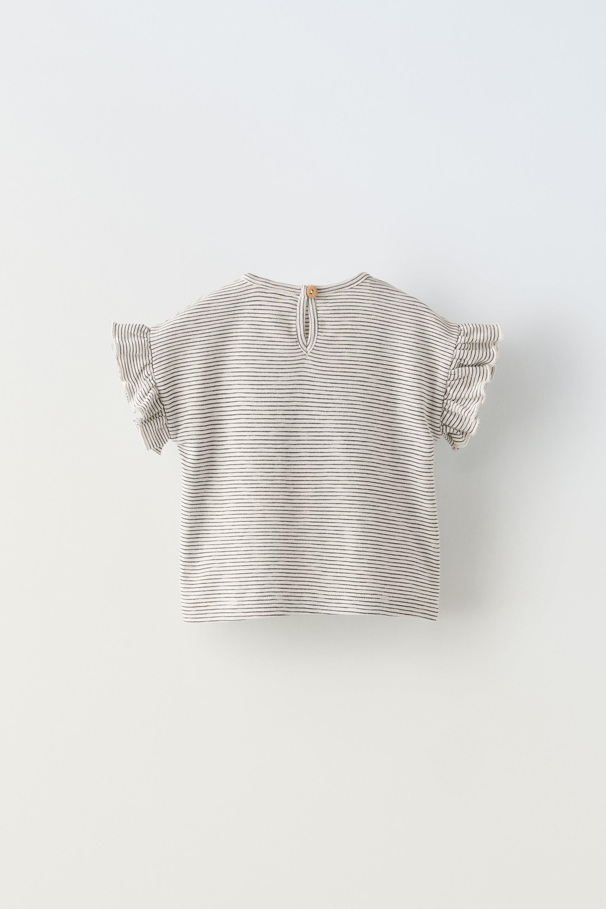 zara 販売 柄tシャツ