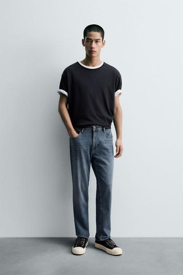 JEANS SLIM FIT - Azul-médio da Zara