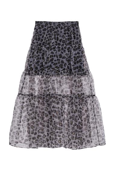 ΦΟΥΣΤΑ ΑΠΟ ΟΡΓΑΝΤΖΑ ANIMAL PRINT