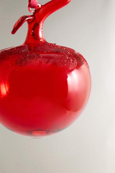 DÉCORATION ARBRE POMME BULLES NOËL - Rouge de Zara - Image 3