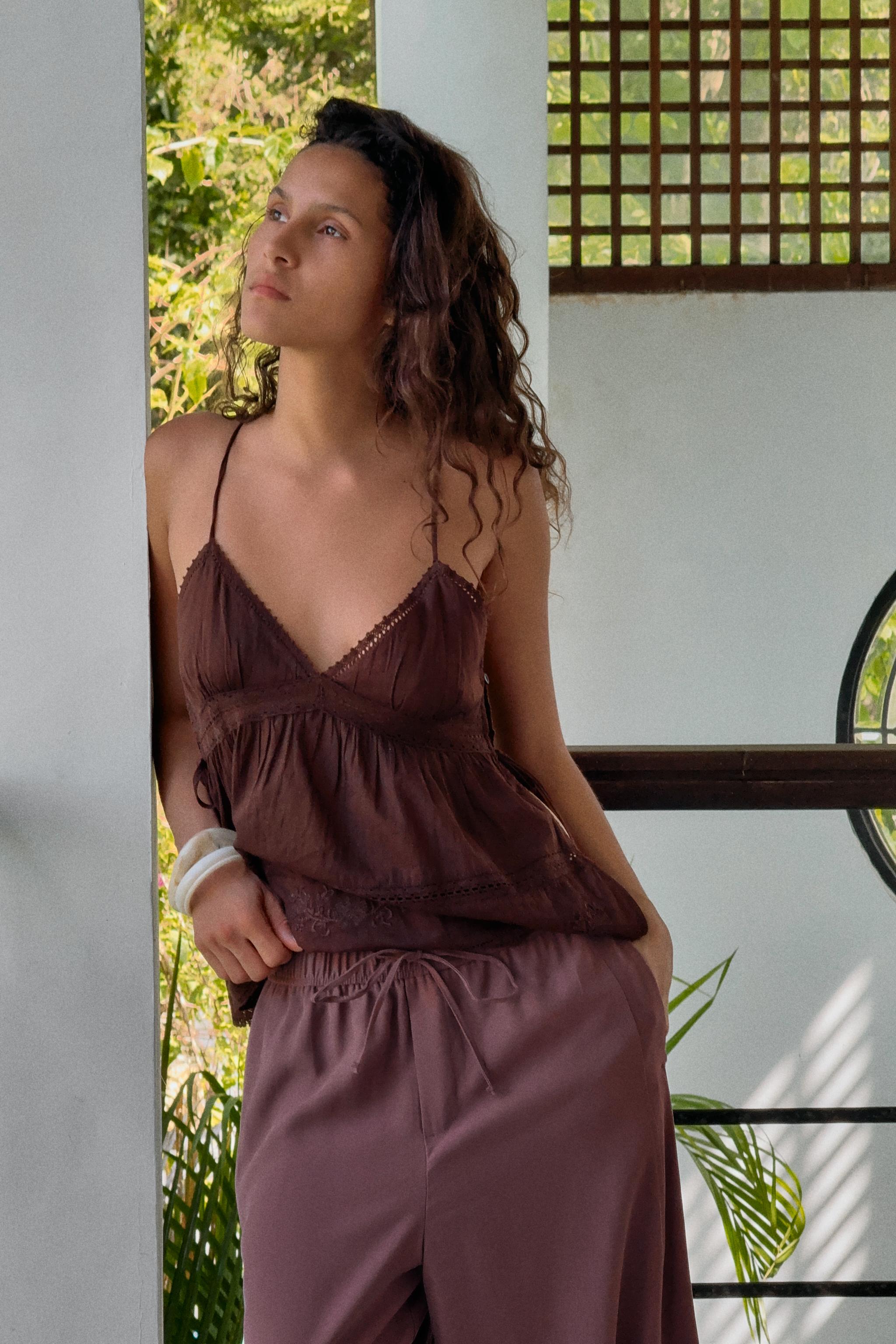 PANTALON STYLE PYJAMA BALLON