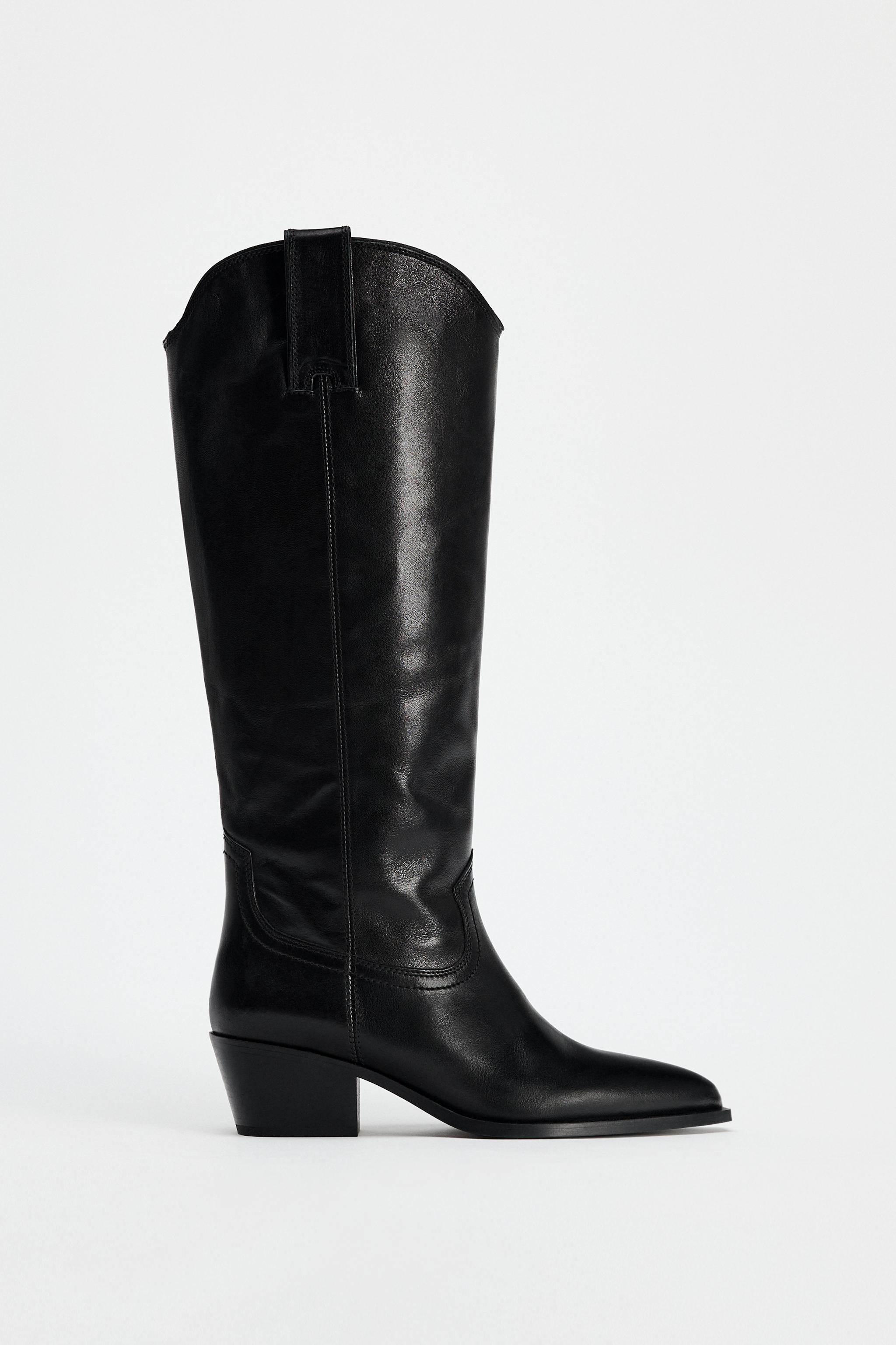 Women s Black Boots Explore our New Arrivals ZARA United Kingdom