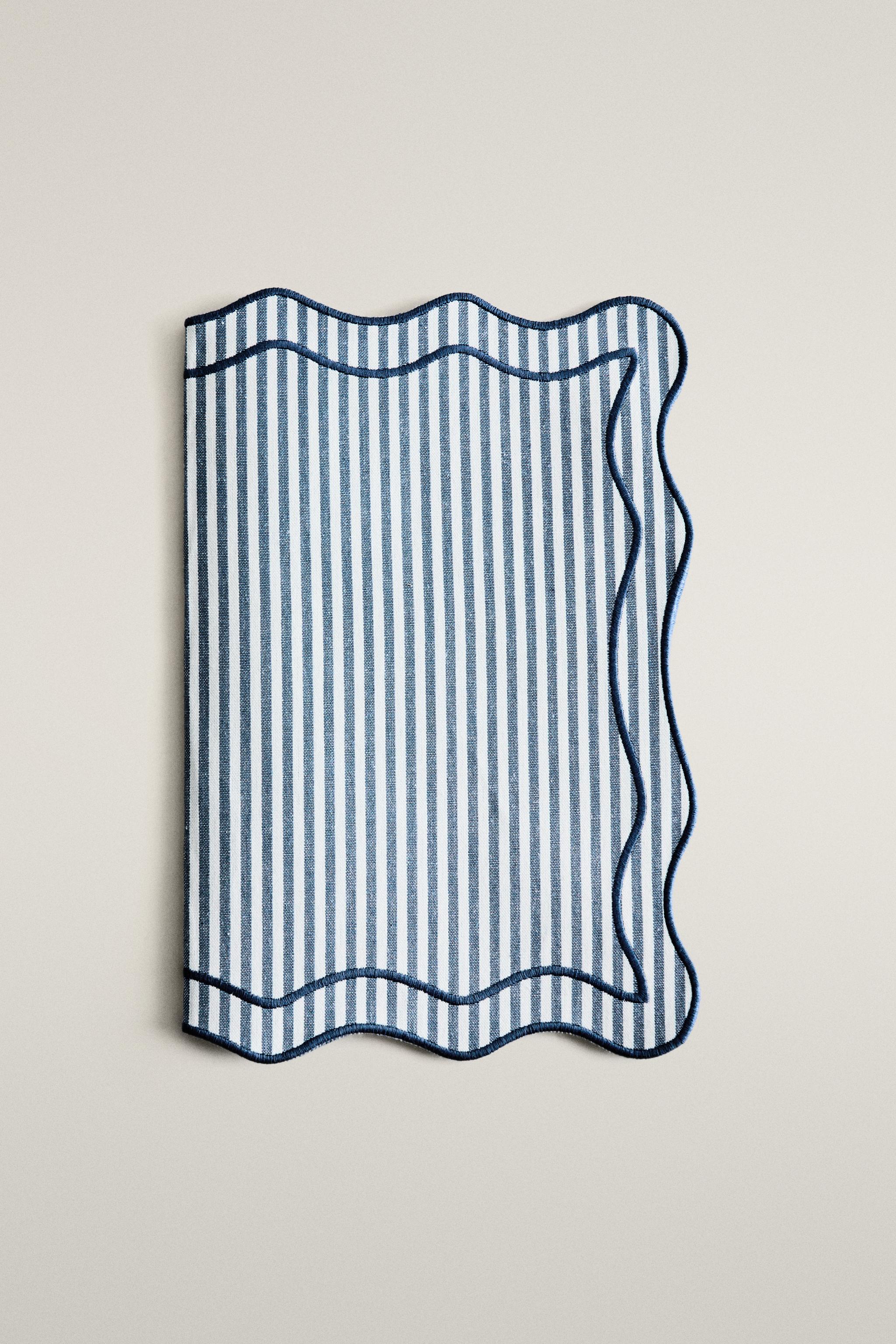 SET DE TABLE RAYURES VAGUES