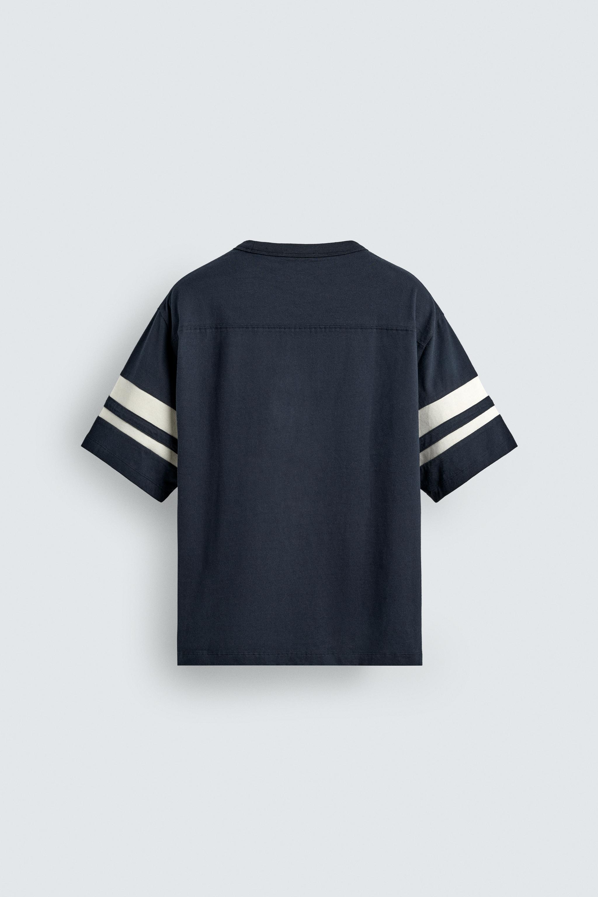 T-SHIRT RELAXED FIT À BANDES