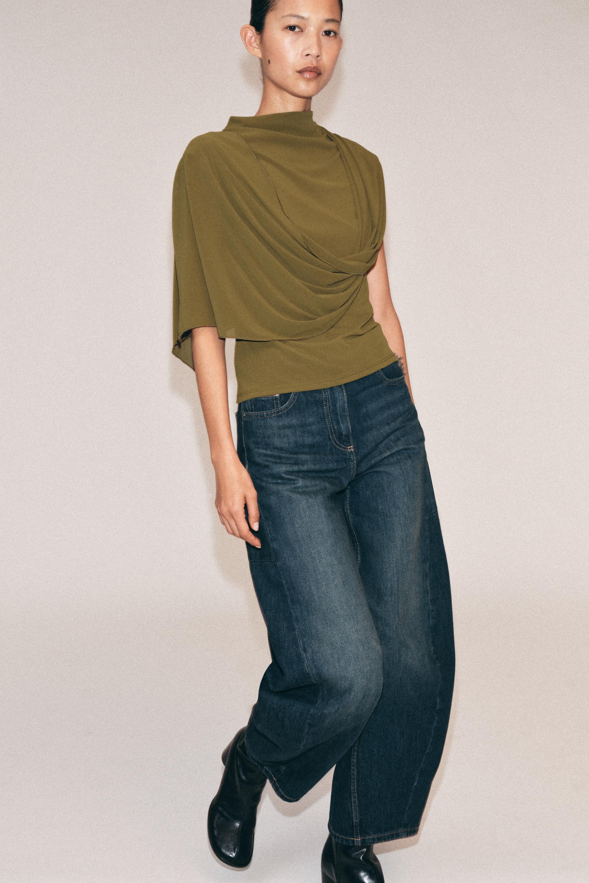 DRAPED ASYMMETRIC TOP