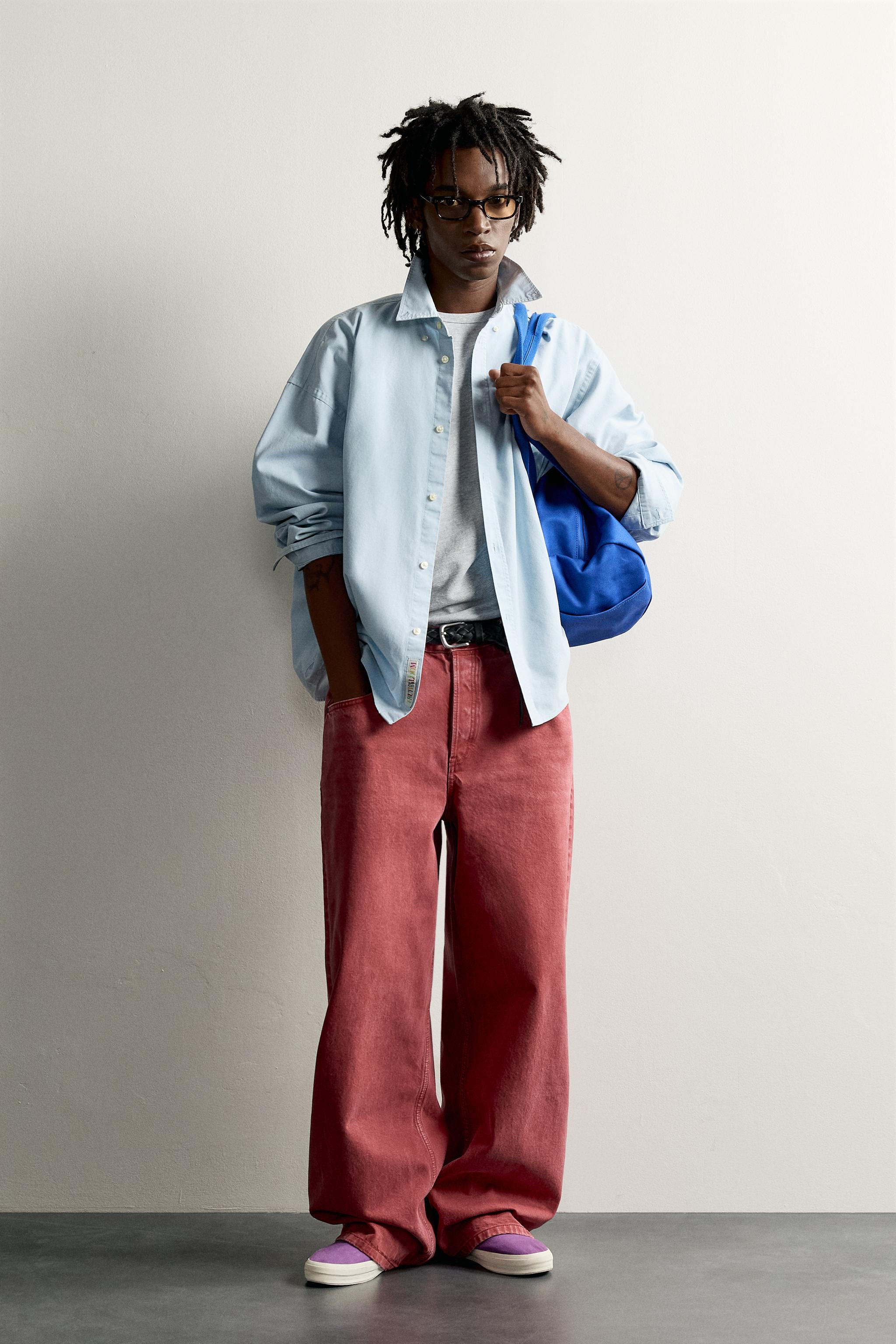 FRUIT OF THE LOOM™ BOXY FIT OXFORD SHIRT