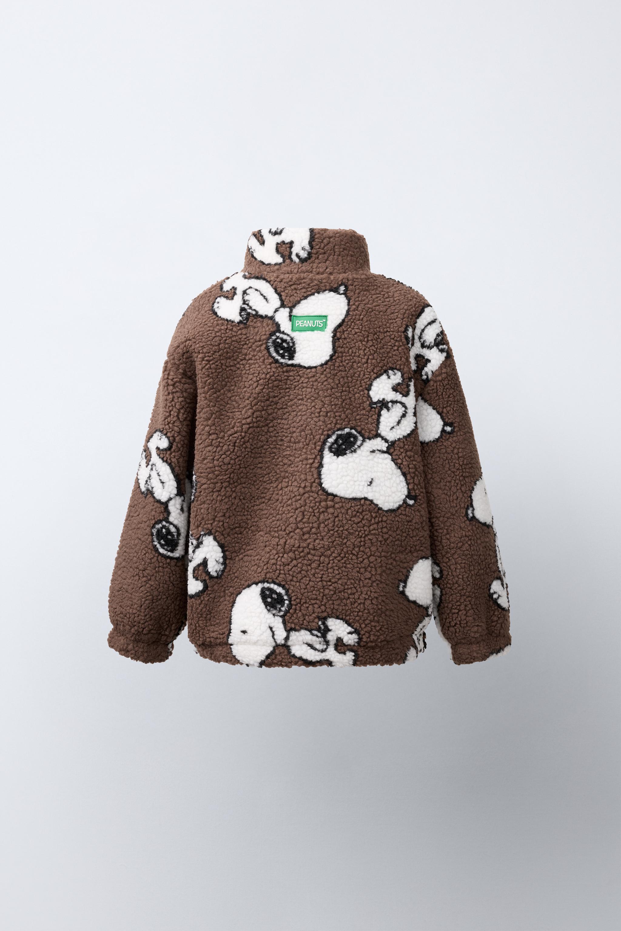 SNOOPY PEANUTS™ SHEARLING-EFFECT JACKET
