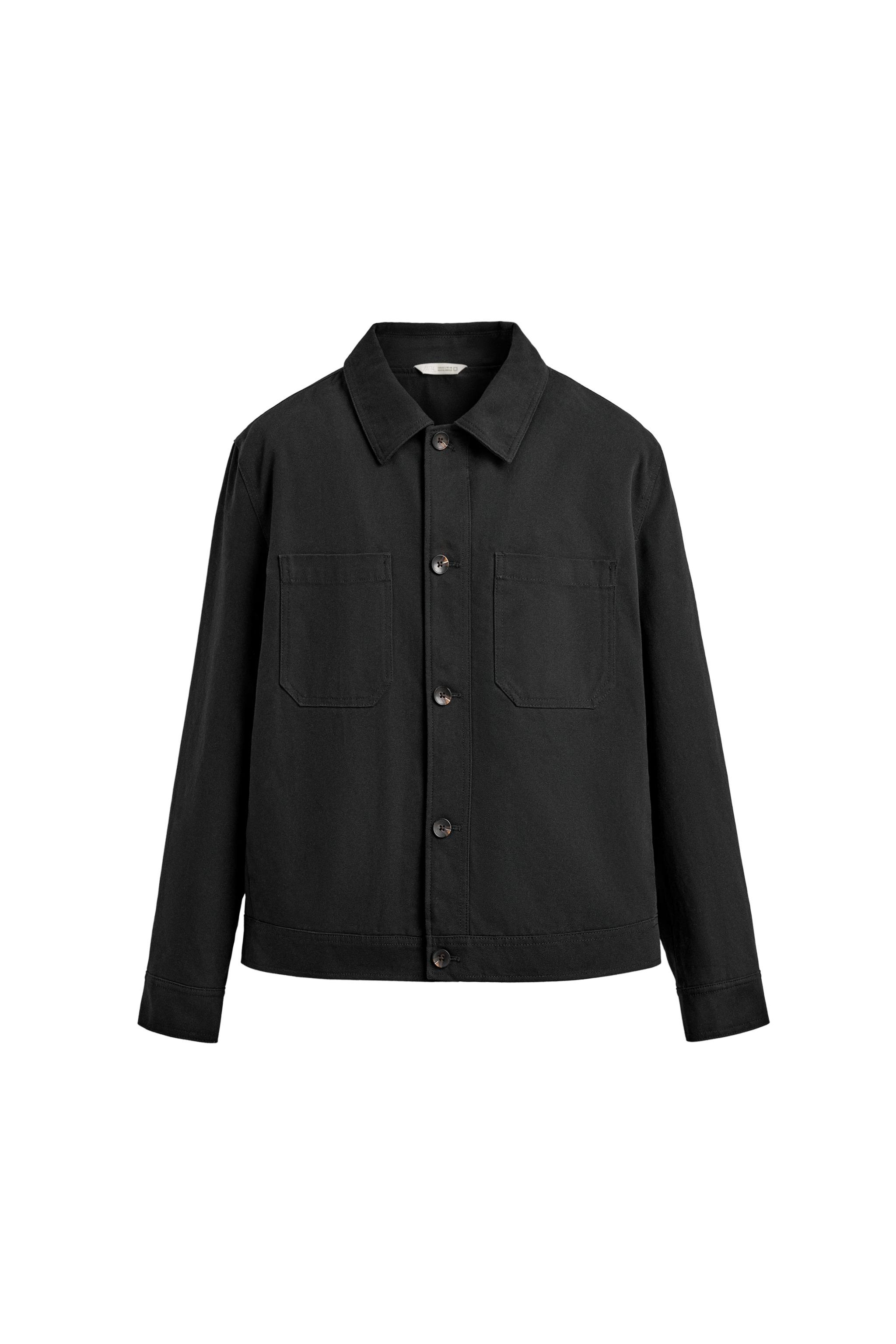 キルティングポケットシャツジャケット - ネイビーブルー | ZARA Japan
