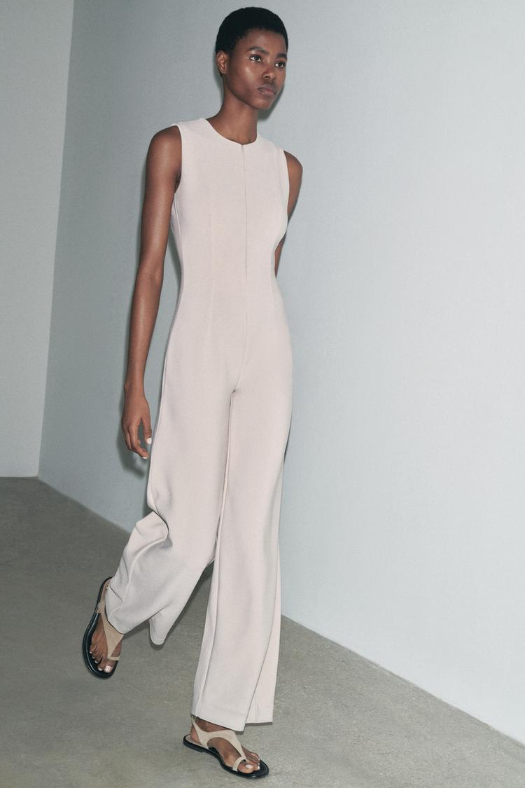 MONO LARGO CREPE Beige ZARA España