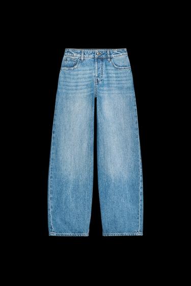 Zara HIGH WAISTED Z1975 BALLOON JEANS - Mid-blue - Image 0