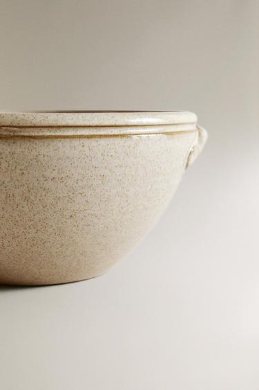 TERRACOTTA SALAD BOWL WITH RAISED RIM - Beige by Zara - Image 3