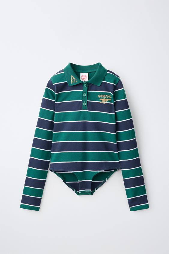 BODY RAYAS BORDADO ARSENAL F.C. © - rayas de Zara - Imagen 0
