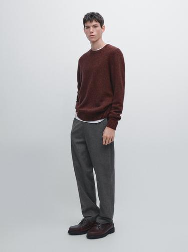 Pantalon de jogging texturé - Gris de Zara - Image 0