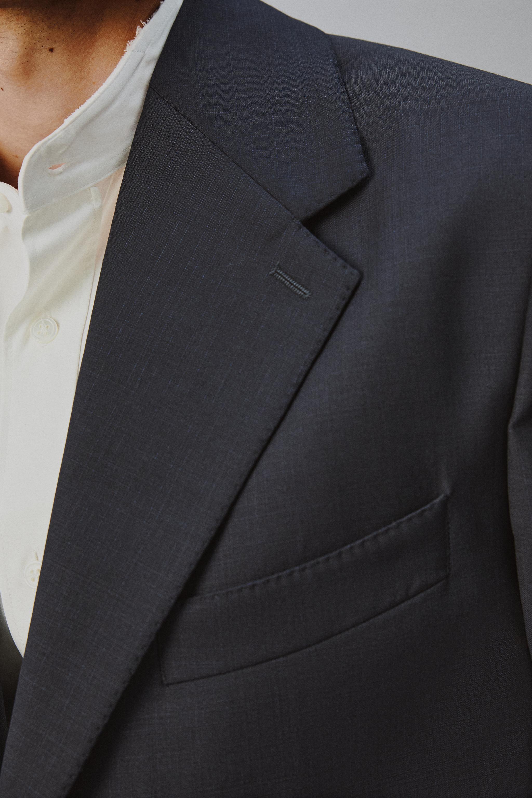 100% WOOL RELAXED FIT BLAZER