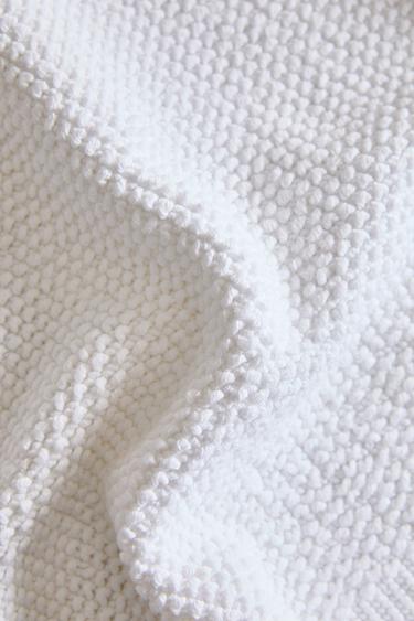 Zara Beyaz - PAMUKLU KAYMAZ BANYO PASPASI