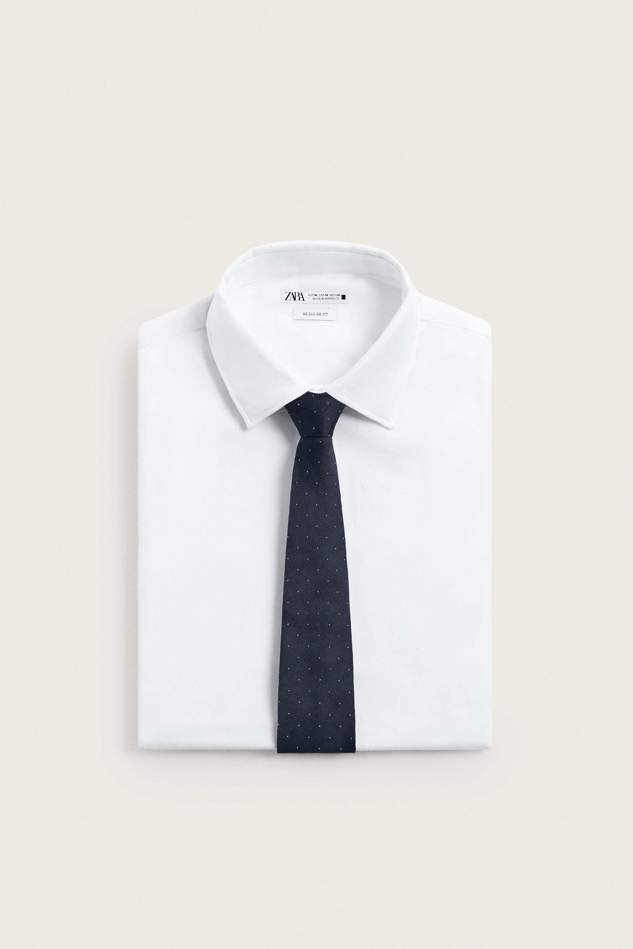 100% SILK POLKA DOT TIE