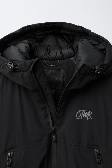 VESTE REMBOURRÉE ZIPPÉE - Noir de Zara - Image 6