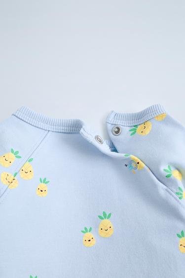 PACK SWEAT ET PANTALON IMPRIMÉ - Bleu clair de Zara - Image 2